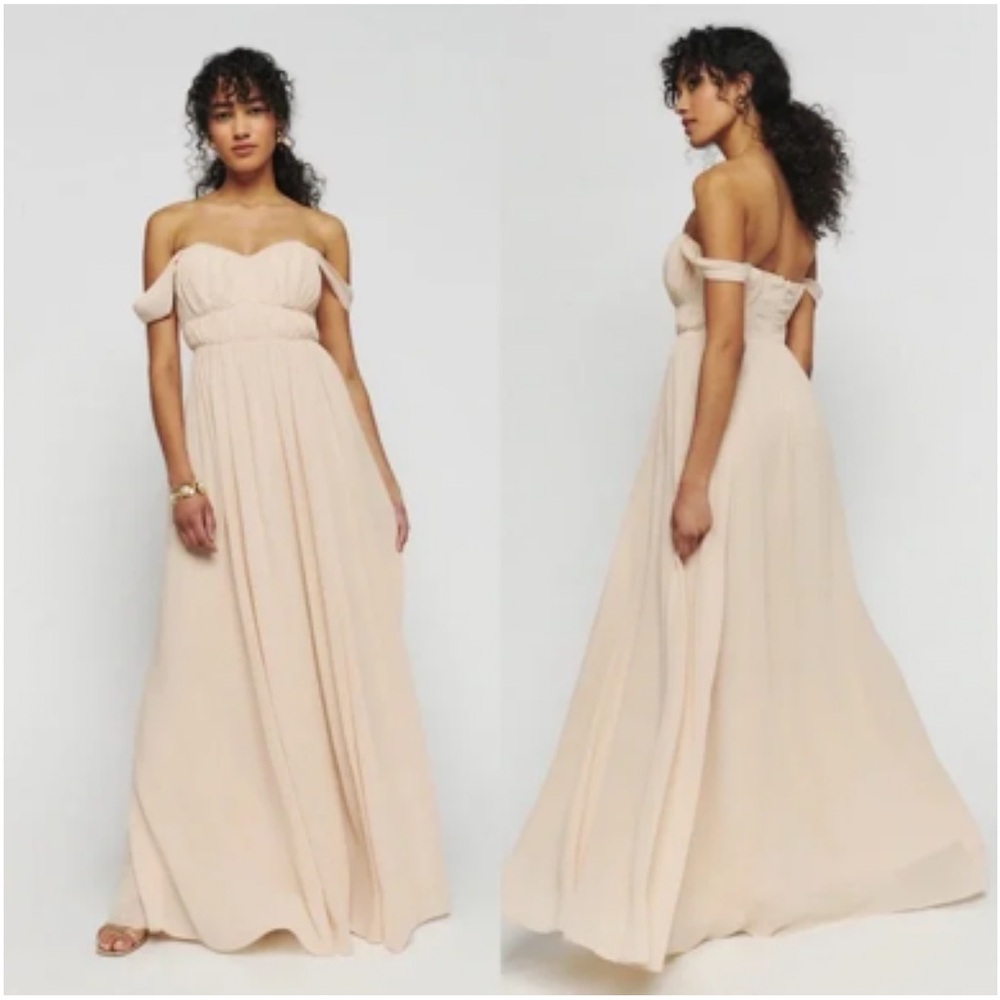 Reformation Jayde Maxi Dress in Prosecco